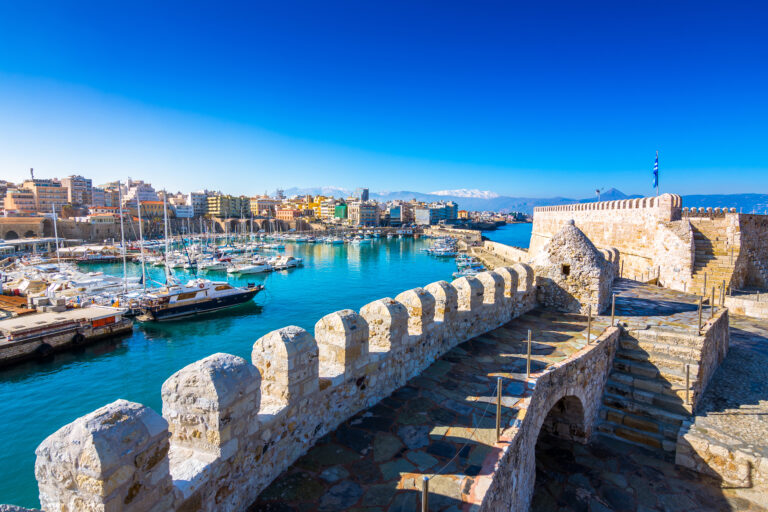 Heraklion, fort, haven